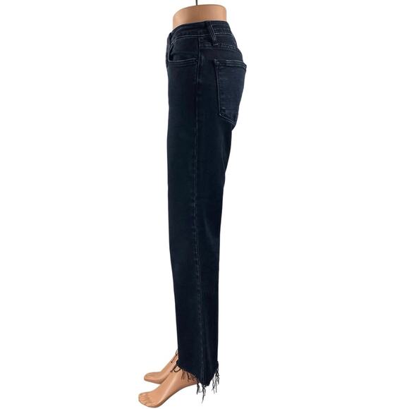 LTJ Letter to Juliet Black High Rise Flared Bootcut Bell Bottom Denim Jeans 28 - Picture 2 of 5